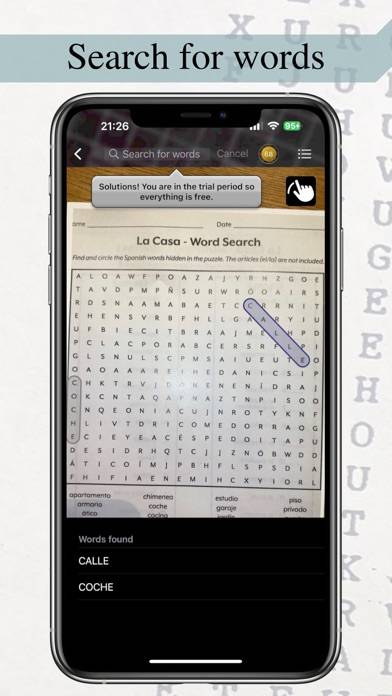 Word Search Scanner and Solver App screenshot #1