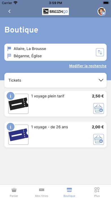 BreizhGo m-ticket Capture d'écran de l'application #3