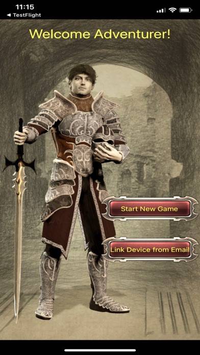 Shadow Quest Adventure RPG App screenshot #1