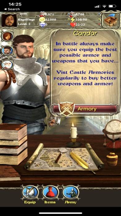 Shadow Quest Adventure RPG App screenshot #2