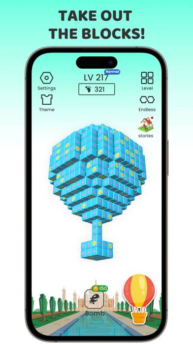 Tap Out Blocks：3D Block Puzzle App screenshot #1