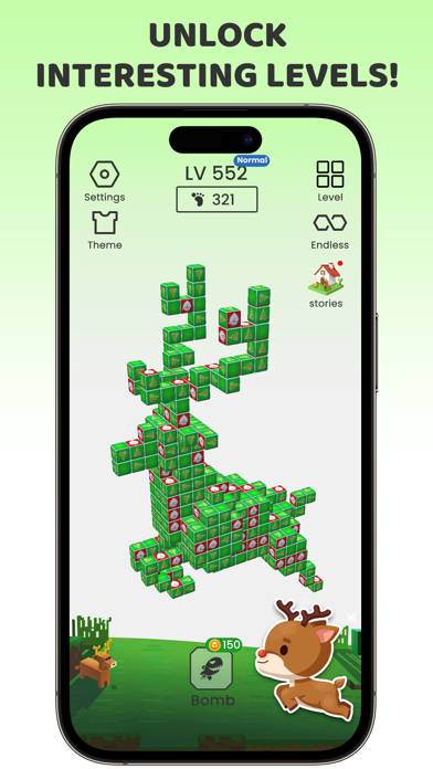 Tap Out Blocks：3D Block Puzzle Captura de pantalla de la aplicación #3