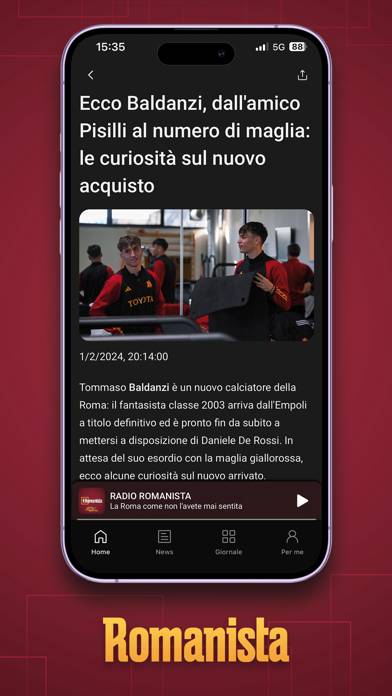 App Romanista App screenshot #6