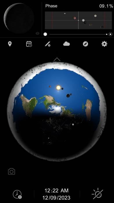 Flat Earth Pro Captura de pantalla de la aplicación