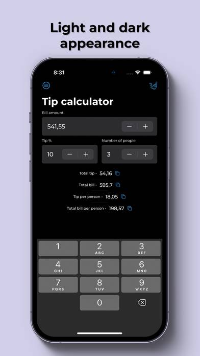 The Percent Calculator Capture d'écran de l'application
