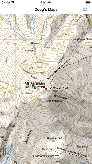 New Zealand topo maps (Doug's) screenshot