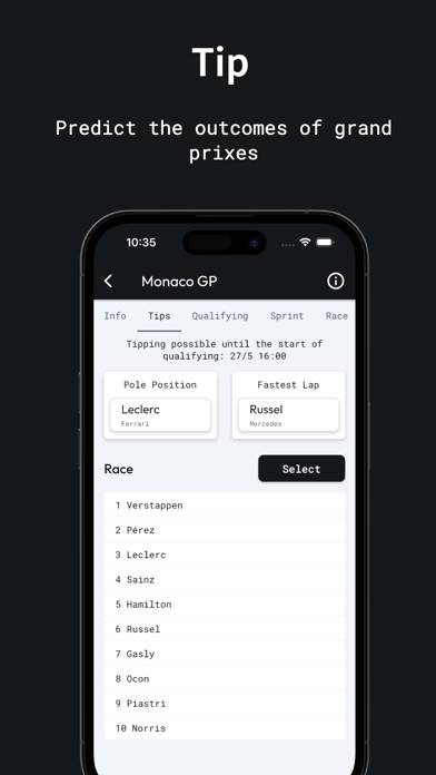 F1tipp App-Screenshot #3