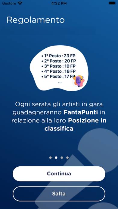 Sanremo Game App screenshot #2