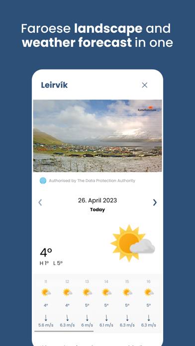 Faroe Islands Live App skärmdump #2