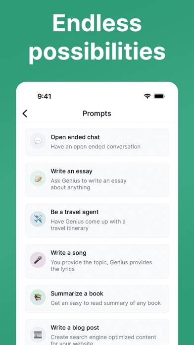 AI Chat 4.0: Genius App skärmdump #4