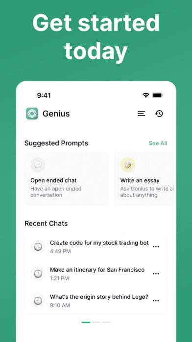 AI Chat 4.0: Genius App skärmdump