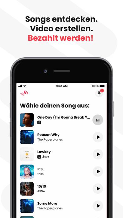 SongPush App-Screenshot #1