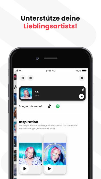SongPush App-Screenshot #2