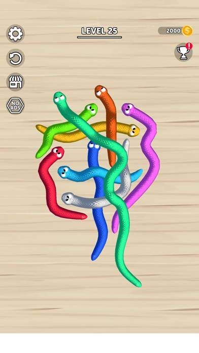 Tangled Snakes Captura de pantalla de la aplicación #4