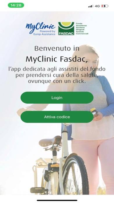 MyClinic Fasdac immagine dello schermo
