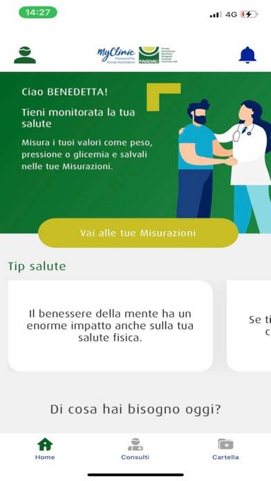 MyClinic Fasdac Schermata dell'app #3