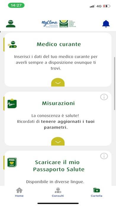 MyClinic Fasdac Schermata dell'app #5