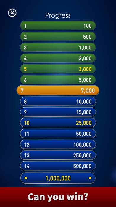 Millionaire Trivia & Quiz Game Captura de pantalla de la aplicación #3