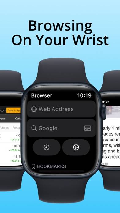 Watch Browser with Keyboard App-Screenshot #1
