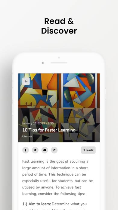 Makale: Articles from AI App screenshot