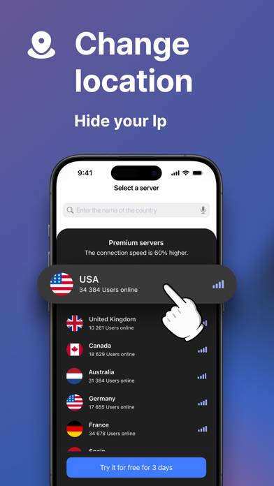 VPN Master Secure Proxy App screenshot #3