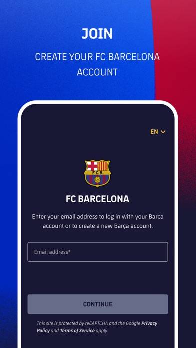 FC Barcelona Tickets Captura de pantalla de la aplicación #2