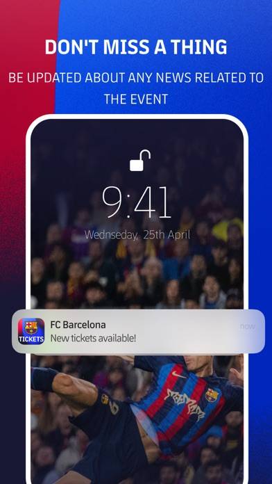 FC Barcelona Tickets Captura de pantalla de la aplicación #5