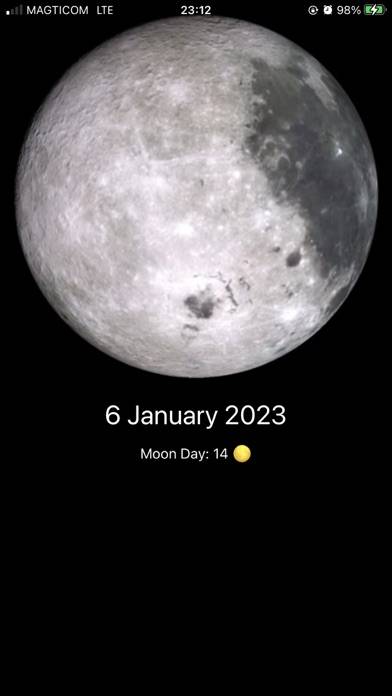 Moonlight phase App screenshot #1