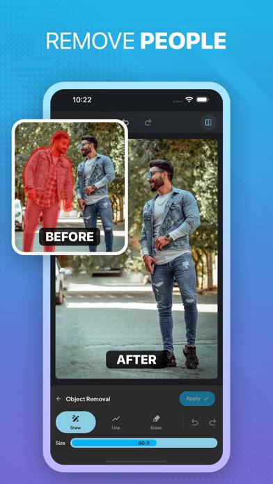 Dofoto: AI Remove Anything Out Captura de pantalla de la aplicación #2