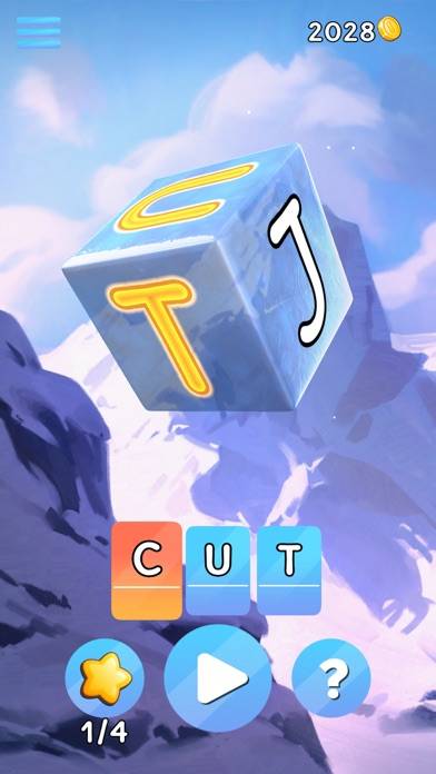 Words Cubed game screenshot