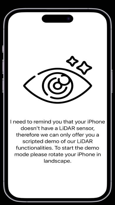 Lidar Eyes App screenshot