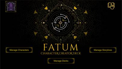 Fatum Character Creator Deck Captura de pantalla de la aplicación #1