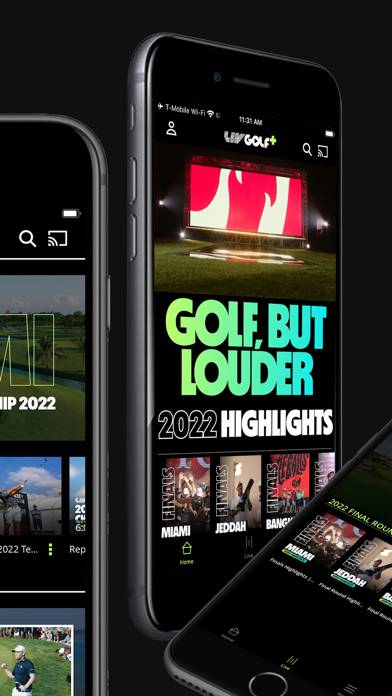 LIV Golf plus App skärmdump #2
