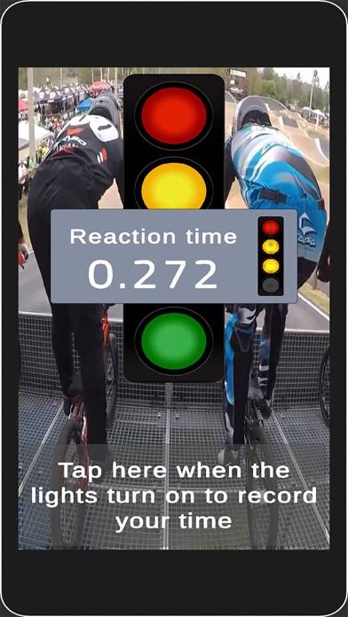 BMX Gate Reaction Time App screenshot