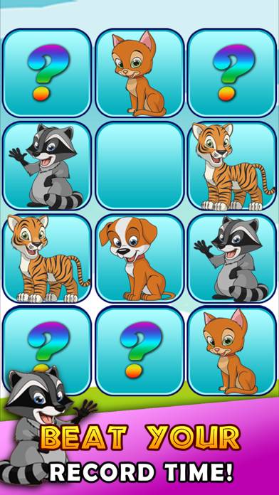 Memorize Animals Pairs App screenshot #2
