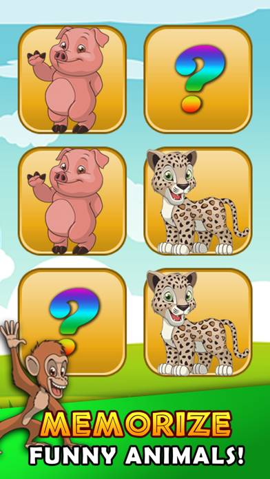 Memorize Animals Pairs App screenshot #4
