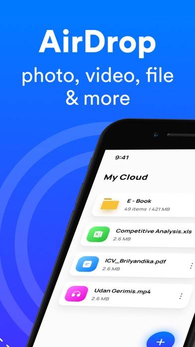 Air Share Files & Drop Captura de pantalla de la aplicación #1