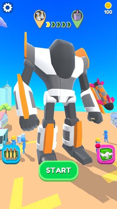 Mechangelion - Robot Fighting captura de pantalla