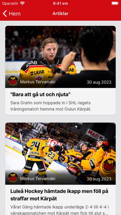 Luleå Hockey App screenshot #3