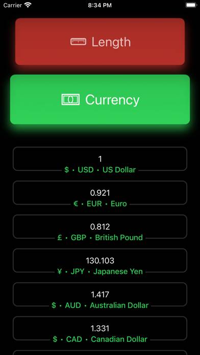IO ∙ Converter & Calculator Capture d'écran de l'application