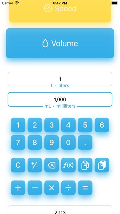 IO ∙ Converter & Calculator Capture d'écran de l'application #3