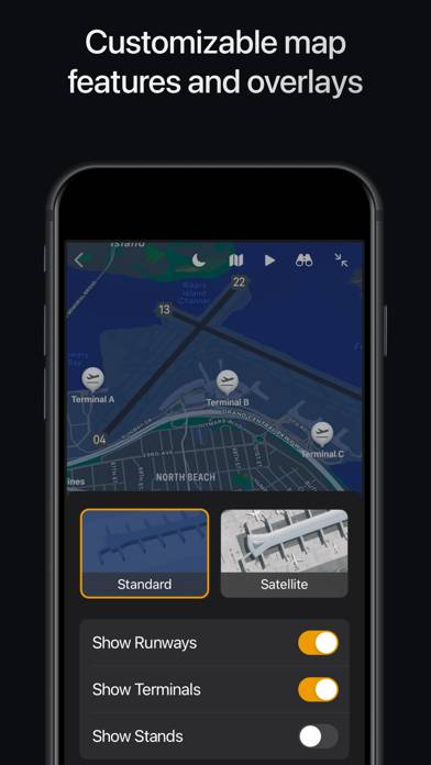 Airports. Captura de pantalla de la aplicación #6