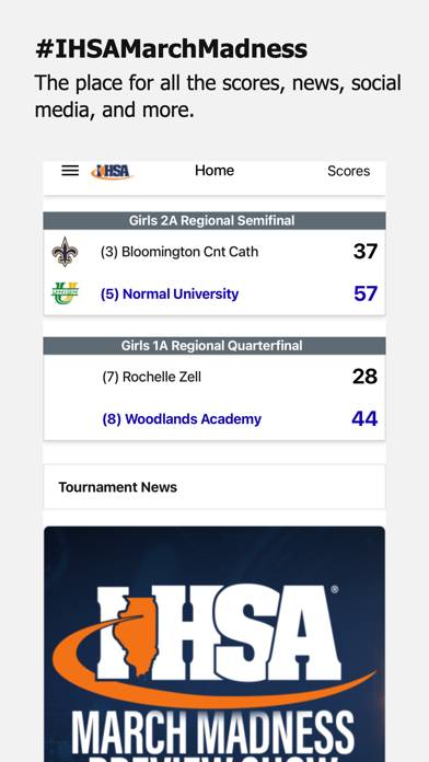 IHSA March Madness App screenshot