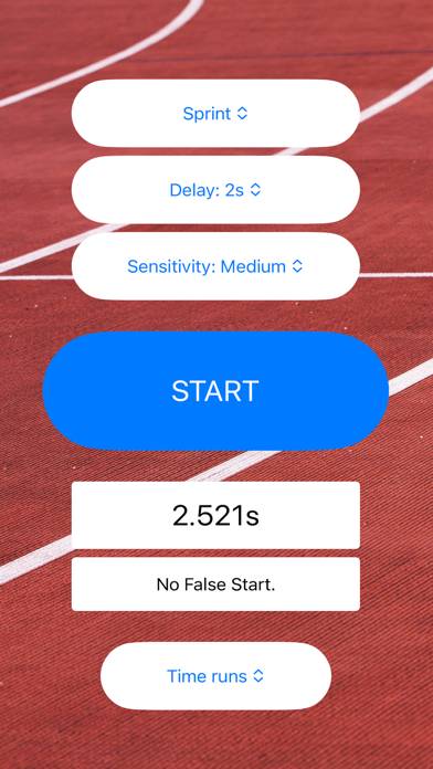 Racing Start Simulator App screenshot #1