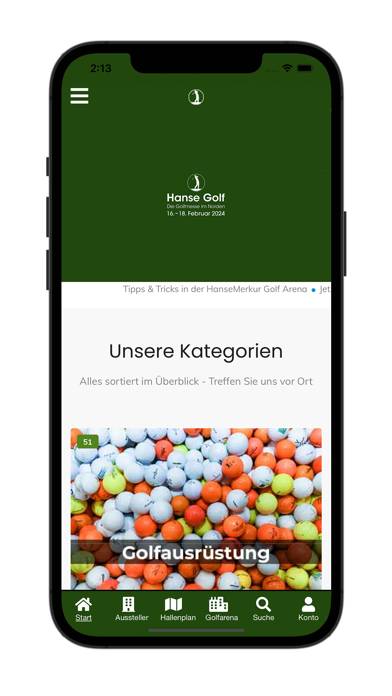 Hansegolf App-Screenshot #1