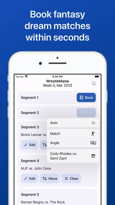 Pro Wrestling Manager 2024 Schermata dell'app #1