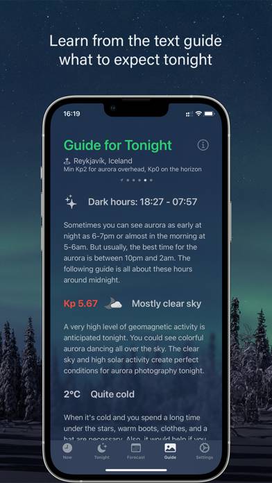 Step's Aurora Guide App screenshot #5
