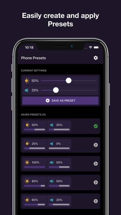 Phone Preset & Silent Detector Скриншот приложения #1