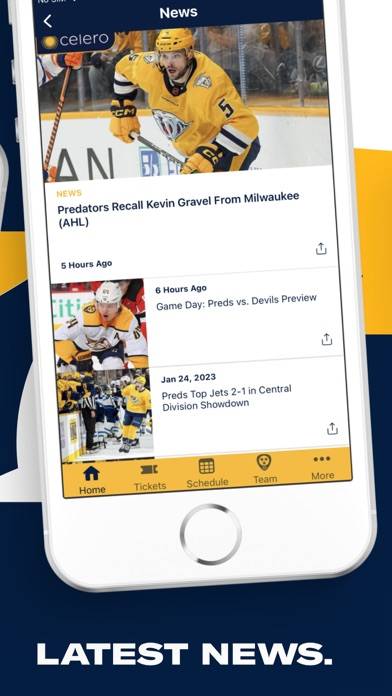 The Nashville Predators App App screenshot #2