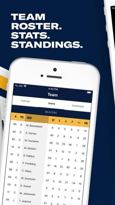 The Nashville Predators App App screenshot